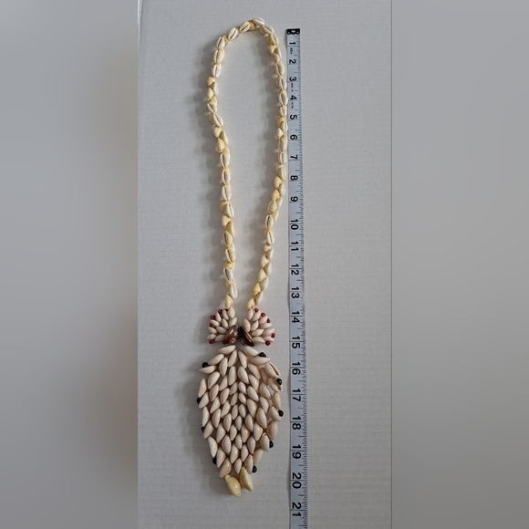 Set of 3 cowrie shells necklace Made with cowrie sea shells boho - Picture 10 of 11